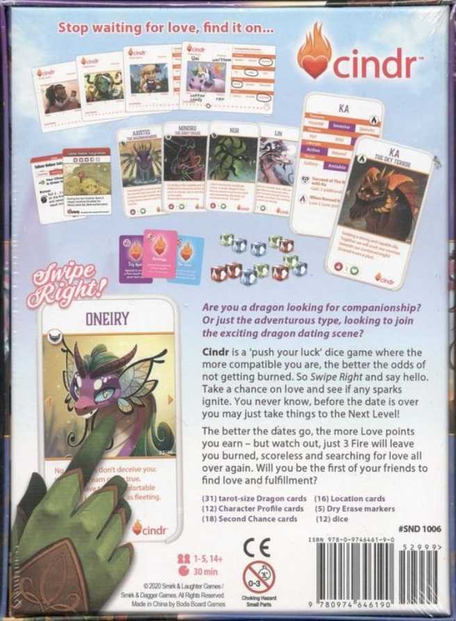 Cindr  (1-5) board game collectible [Barcode 9780974646190] - Main Image 2