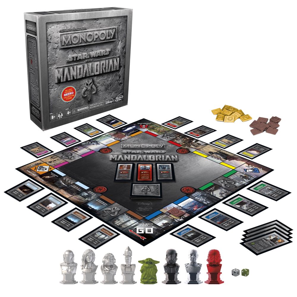 MONOPOLY® TV: STAR WARS - THE MANDALORIAN  (2-4) board game collectible [Barcode 630509974580] - Main Image 2