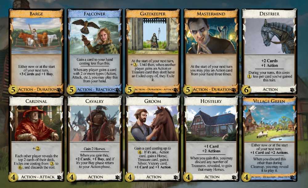 Dominion: Menagerie  (2-4) board game collectible - Main Image 3