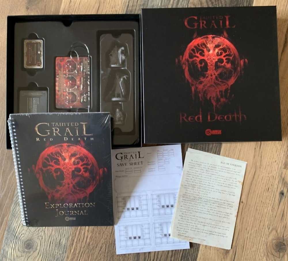 Tainted Grail: Red Death Expansion  (1-4) board game collectible [Barcode 5907222999462] - Main Image 3
