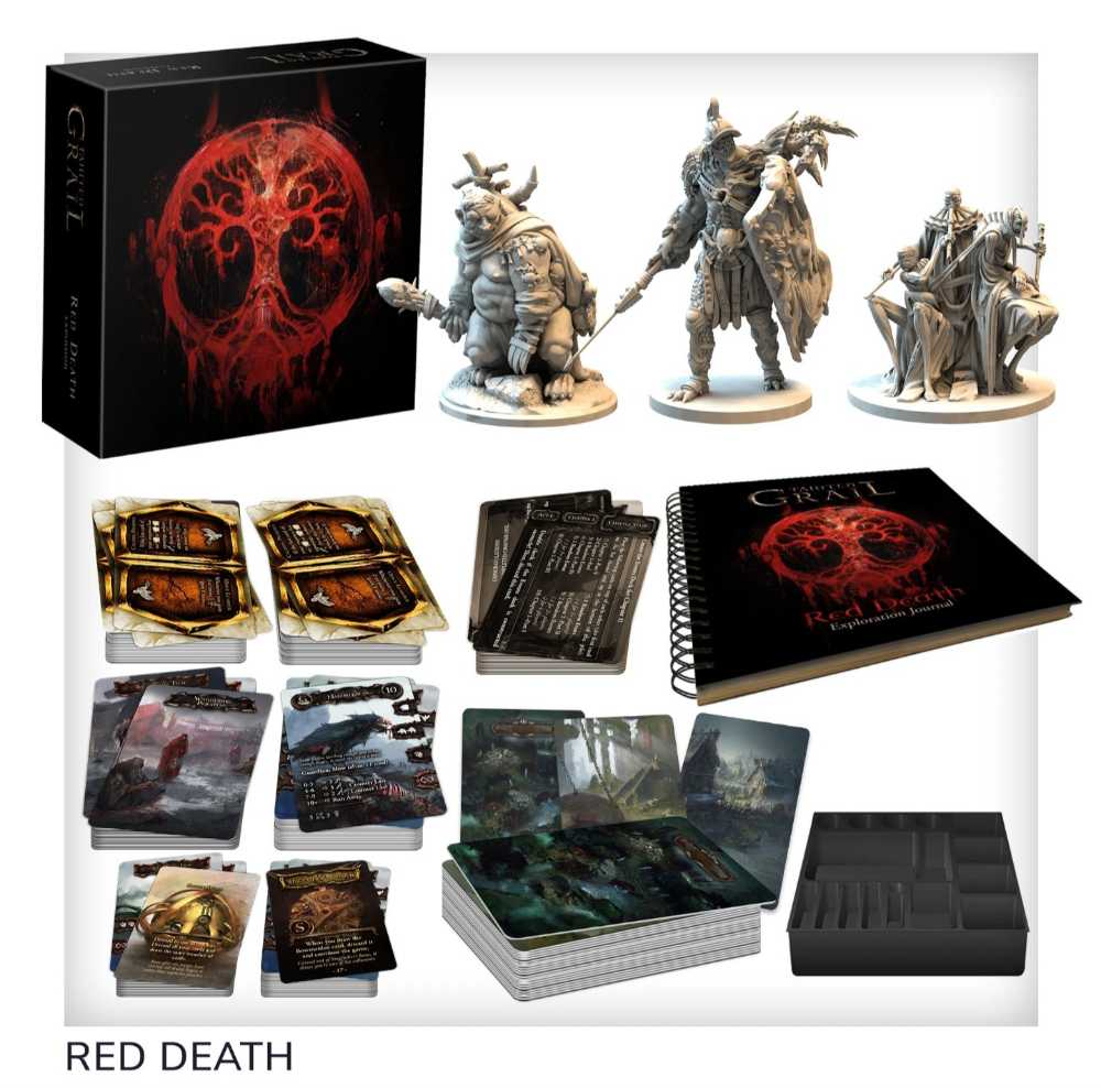 Tainted Grail: Red Death Expansion  (1-4) board game collectible [Barcode 5907222999462] - Main Image 4