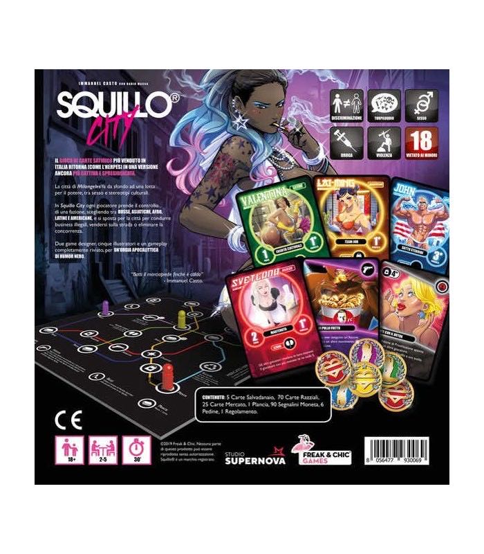 City Squillo  (2-5) board game collectible [Barcode 8052870930026] - Main Image 2