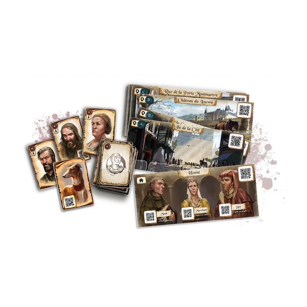 Chronicles of Crime: 1400  (2-4) board game collectible [Barcode 806149659945] - Main Image 3