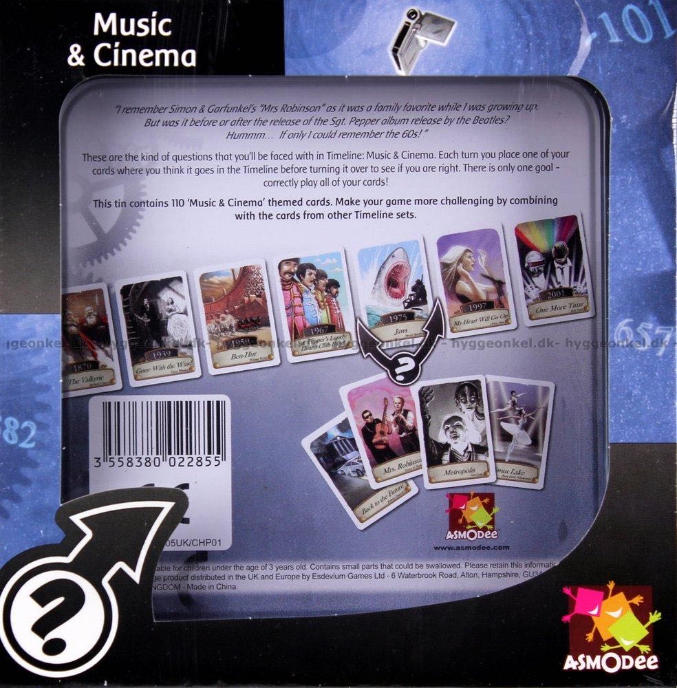 Timeline Musica Cinema  (2-8) board game collectible [Barcode 3558380046097] - Main Image 3