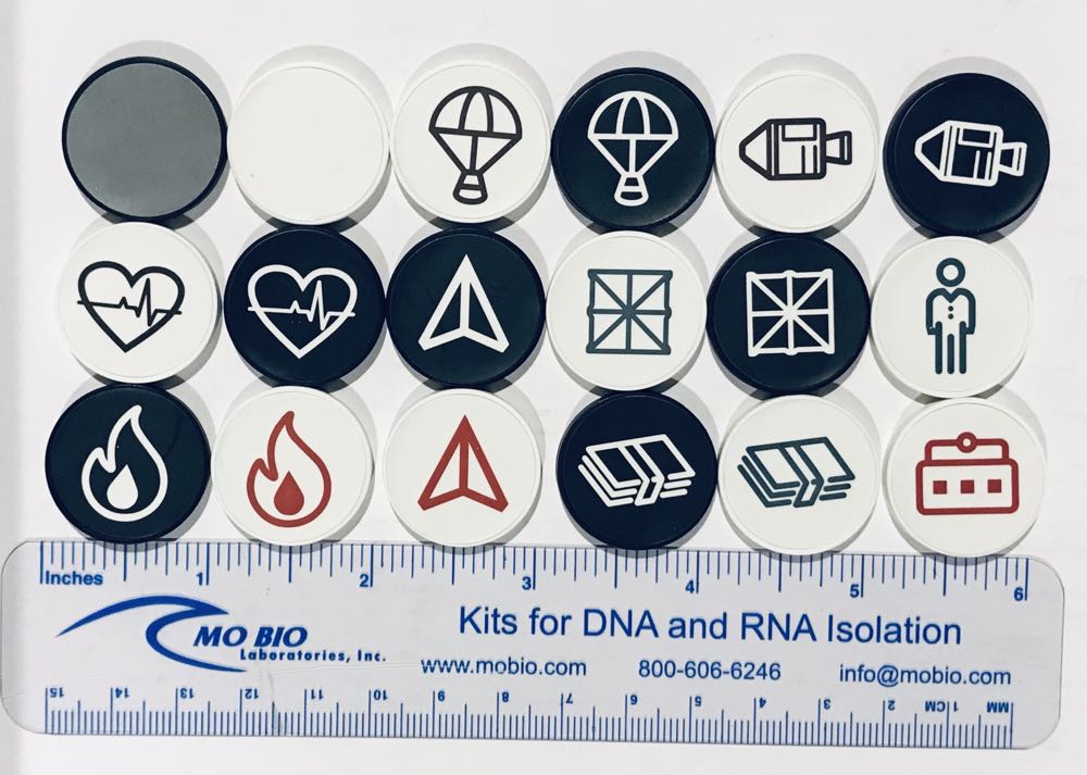 One Small Step: Resource Chips  (2-4) board game collectible [Barcode 752830716193] - Main Image 3