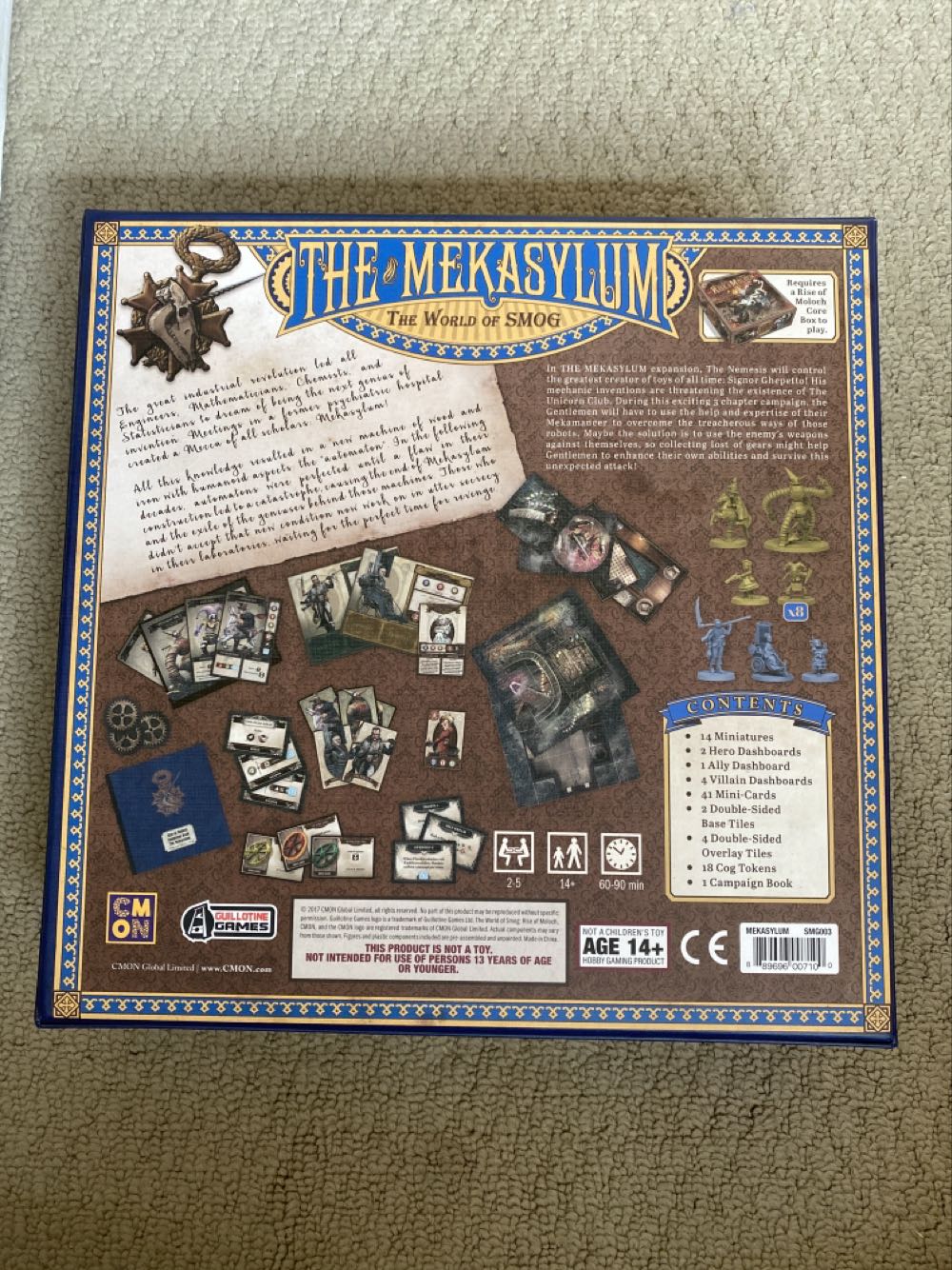 The World Of Smog: The Mekasylum  (2-5) board game collectible [Barcode 889696007100] - Main Image 2
