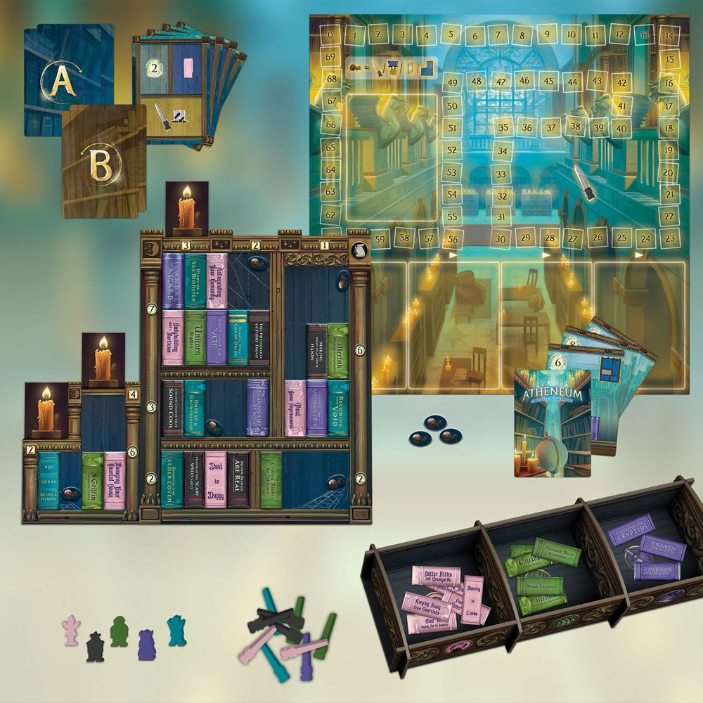 Atheneum: Mystic Library  (2-5) board game collectible [Barcode 810011721357] - Main Image 2