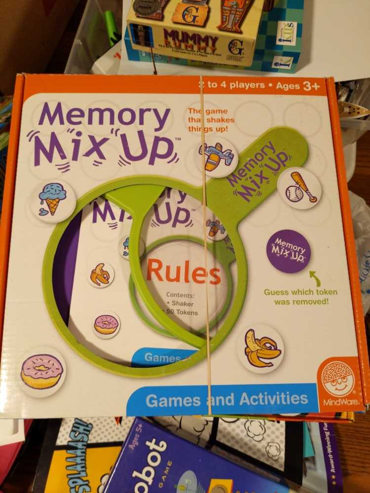 Memory Mix Up  (2-4) board game collectible [Barcode 889070132794] - Main Image 4