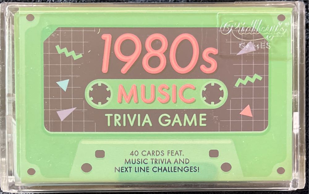 1980s Music Trivia Card Game  board game collectible [Barcode 5055923765845] - Main Image 2