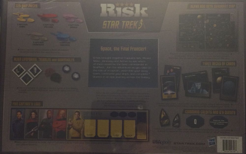 Star Trek Risk 50th Anniversary Edition  (2-5) board game collectible [Barcode 700304047588] - Main Image 2
