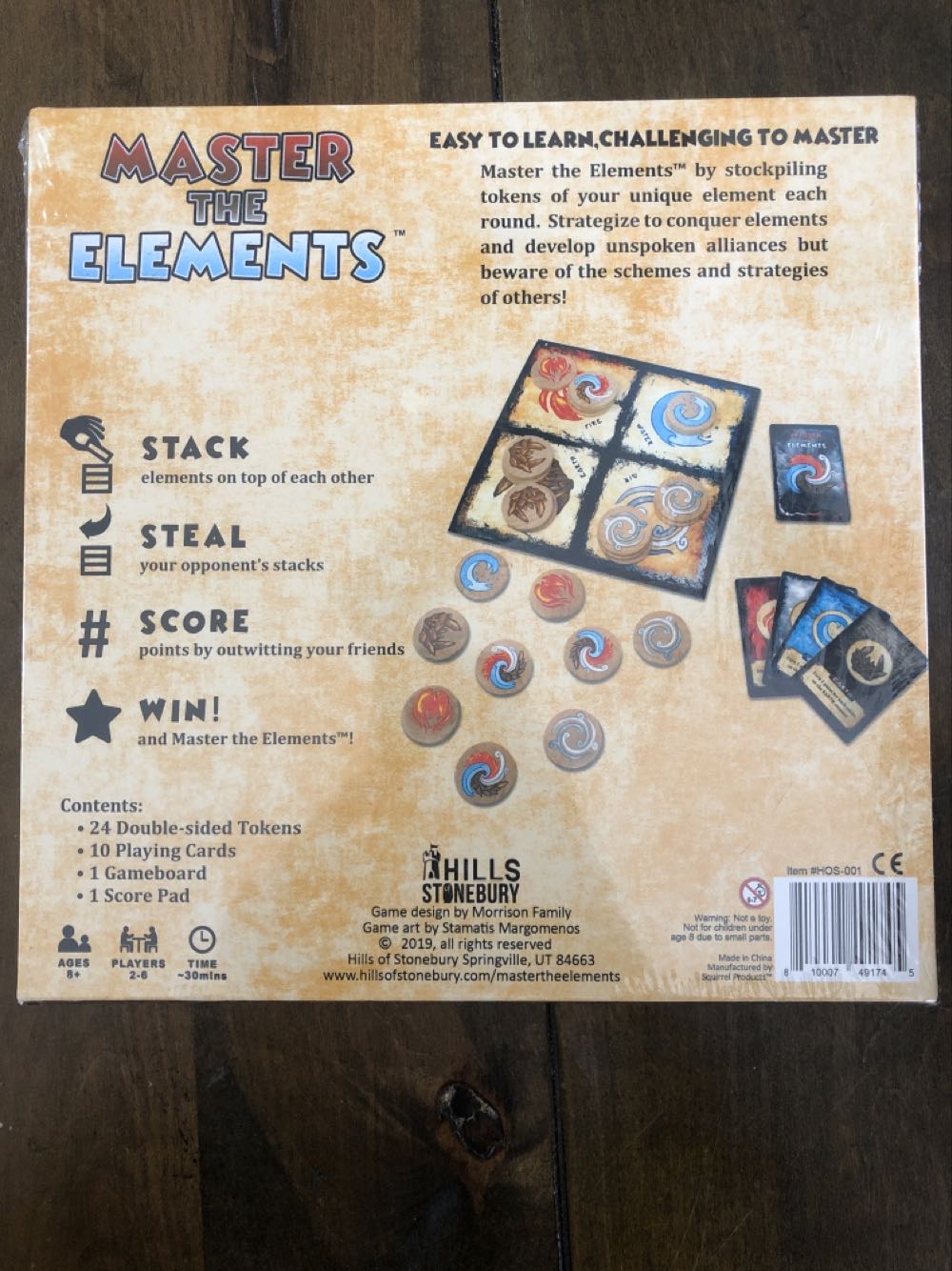 Elemental Blast  (2-7) board game collectible [Barcode 810007491745] - Main Image 2