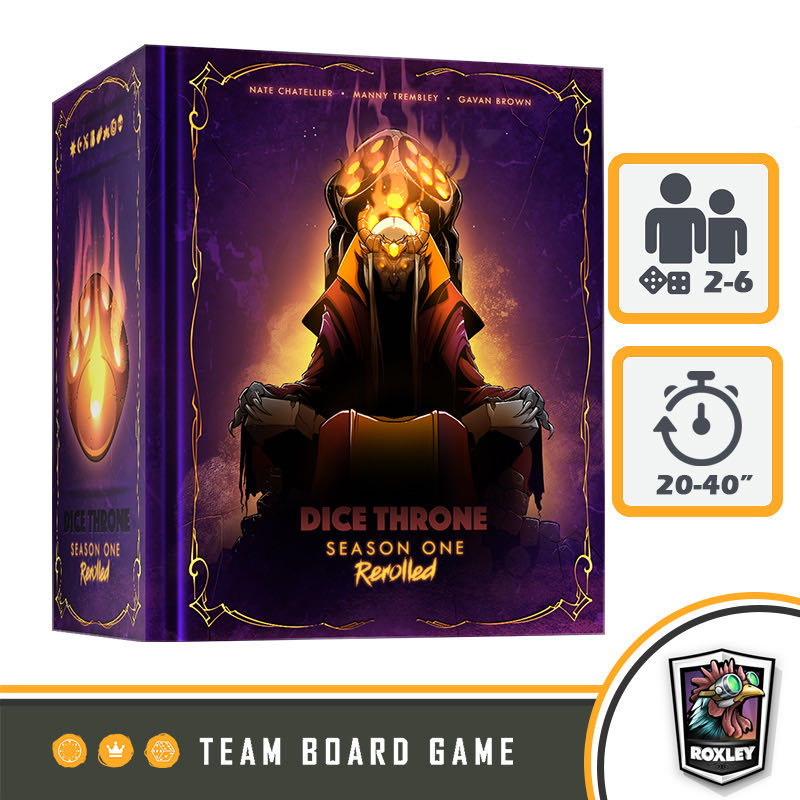 Dice Throne: Season 1 Rerolled Battle Chest  (2-6) board game collectible [Barcode 9781988884752] - Main Image 2