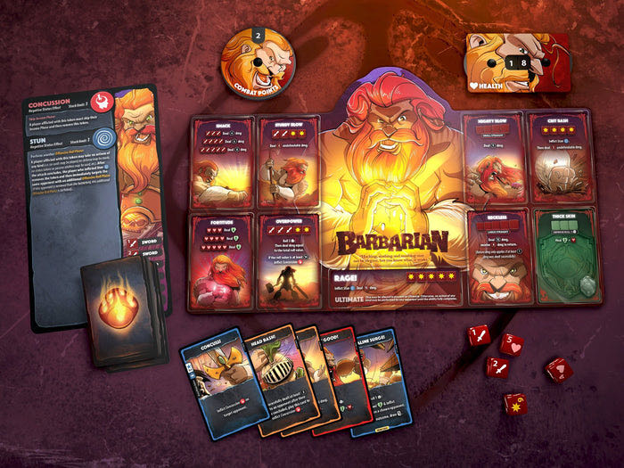 Dice Throne: Season 1 Rerolled Battle Chest  (2-6) board game collectible [Barcode 9781988884752] - Main Image 4