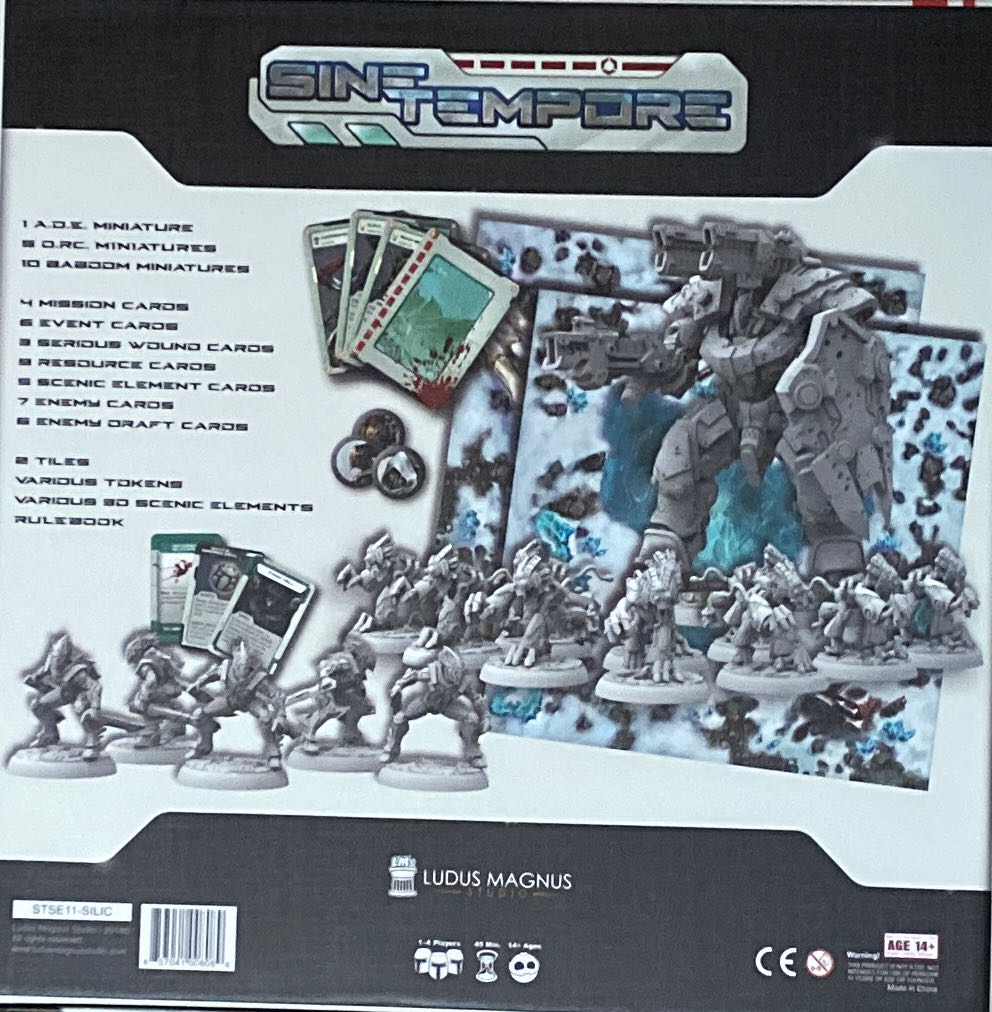 Sine Tempore: Silicio Expansion  (1-4) board game collectible [Barcode 857041008089] - Main Image 2