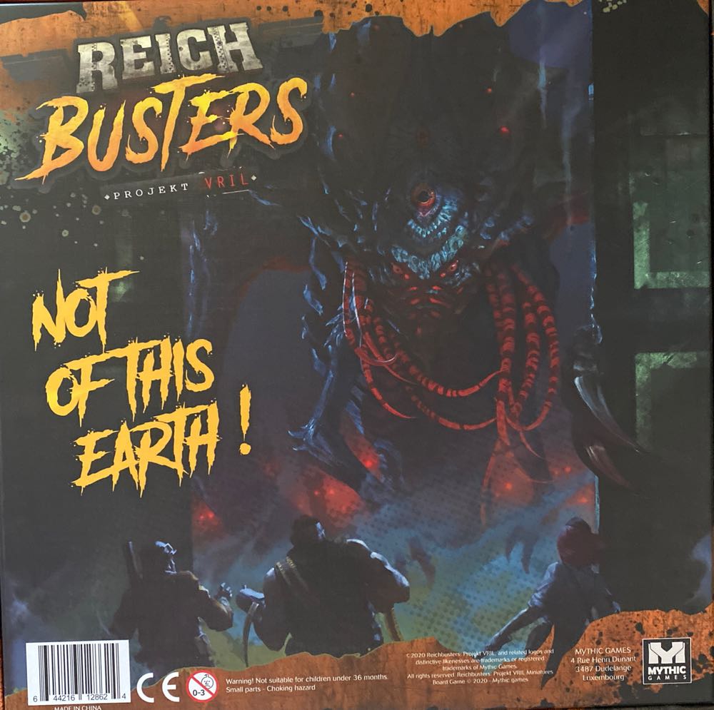 Reichbusters: Projekt Vril-Not Of This Earth  (2-4) board game collectible [Barcode 644216128624] - Main Image 2
