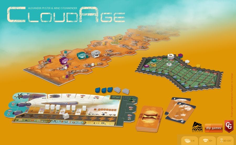 Cloud Age  (1-4) board game collectible [Barcode 9120111440012] - Main Image 2