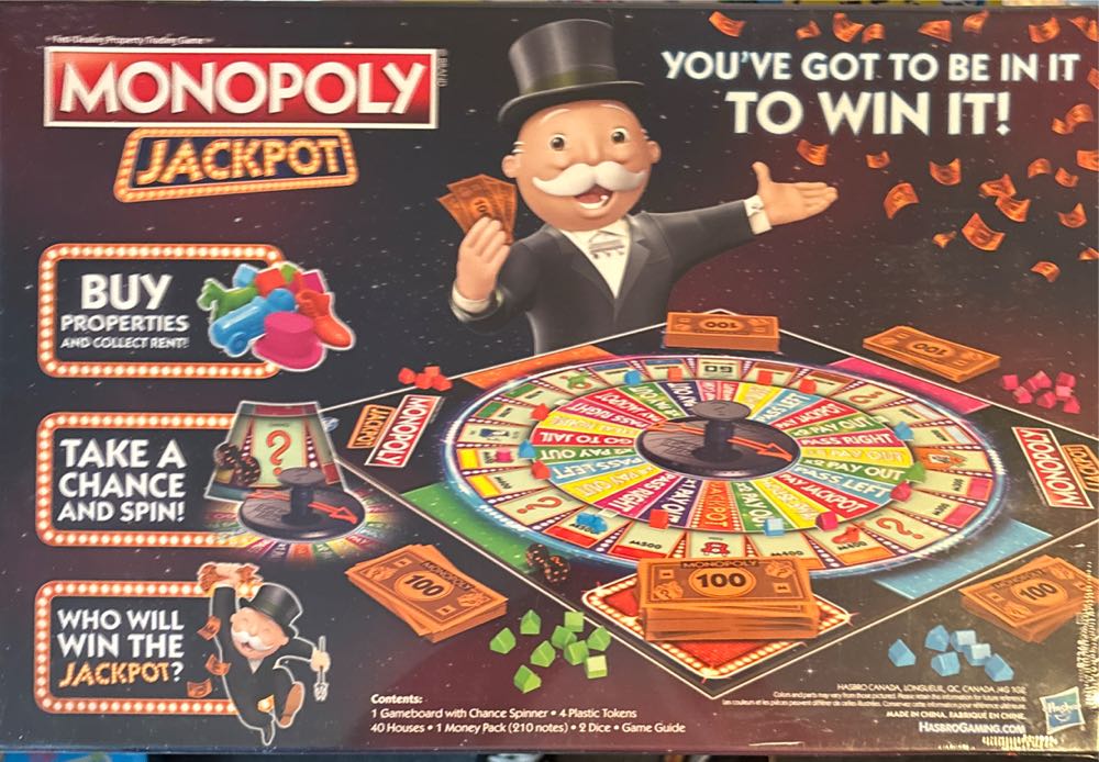 Monopoly: Jackpot  (2-6) board game collectible [Barcode 5010994951207] - Main Image 2