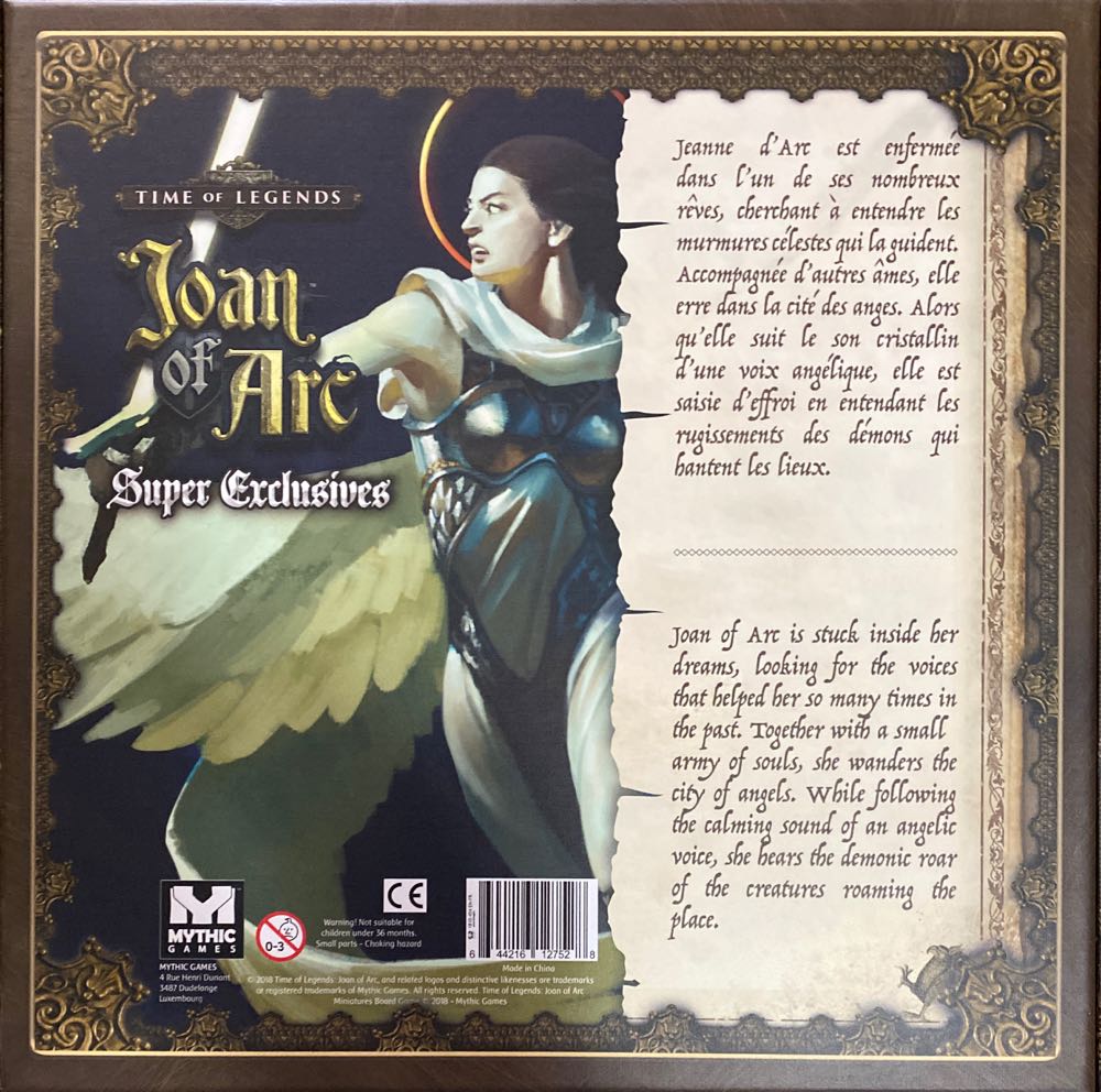 Time Of Legends: Joan Of Arc-Super Exclusives  (2-4) board game collectible [Barcode 644216127528] - Main Image 2