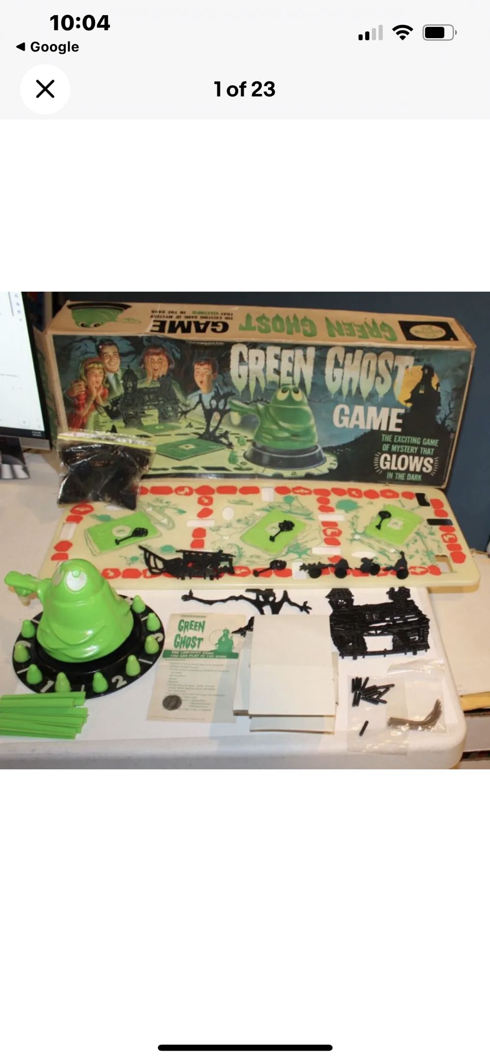 Green Ghost Game   (2-4) board game collectible - Main Image 4