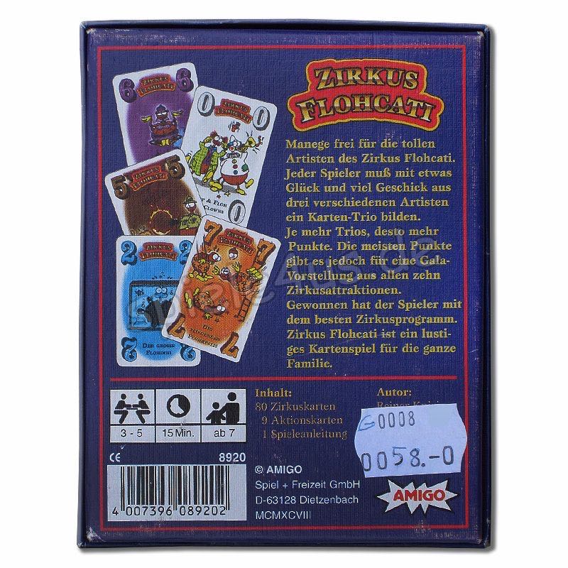 Amigo 8920 - Zirkus Flohcati  (3-5) board game collectible [Barcode 4007396089202] - Main Image 2
