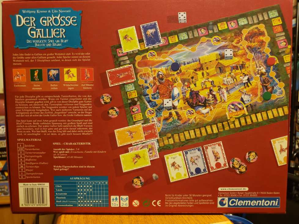 69050 - Clementoni Der große Gallier  board game collectible [Barcode 8005125690503] - Main Image 2