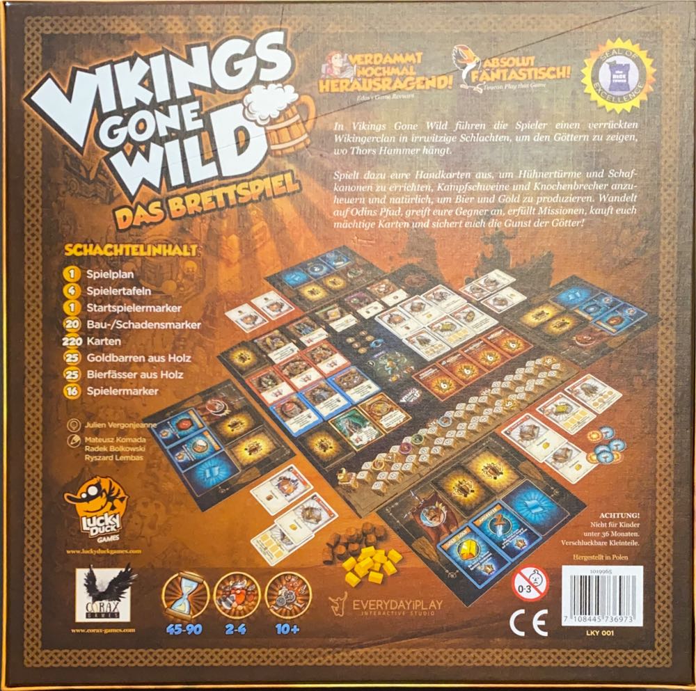 Vikings Gone Wild  board game collectible [Barcode 7108445736973] - Main Image 2