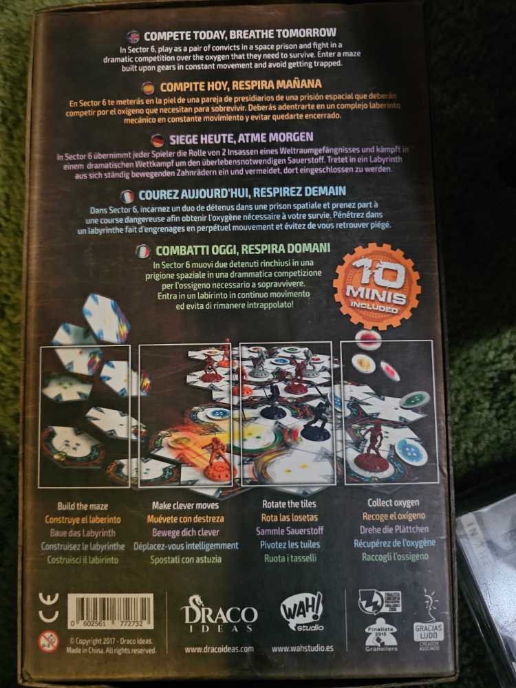 Sector 6  board game collectible [Barcode 602561772732] - Main Image 2