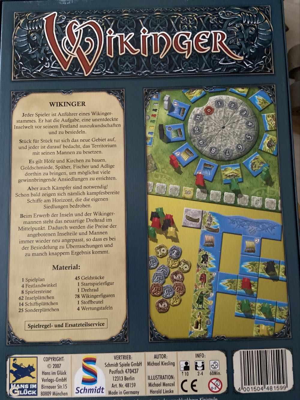 Hans im Glück 48159 - Wikinger  (2 - 4) board game collectible [Barcode 4001504481599] - Main Image 2