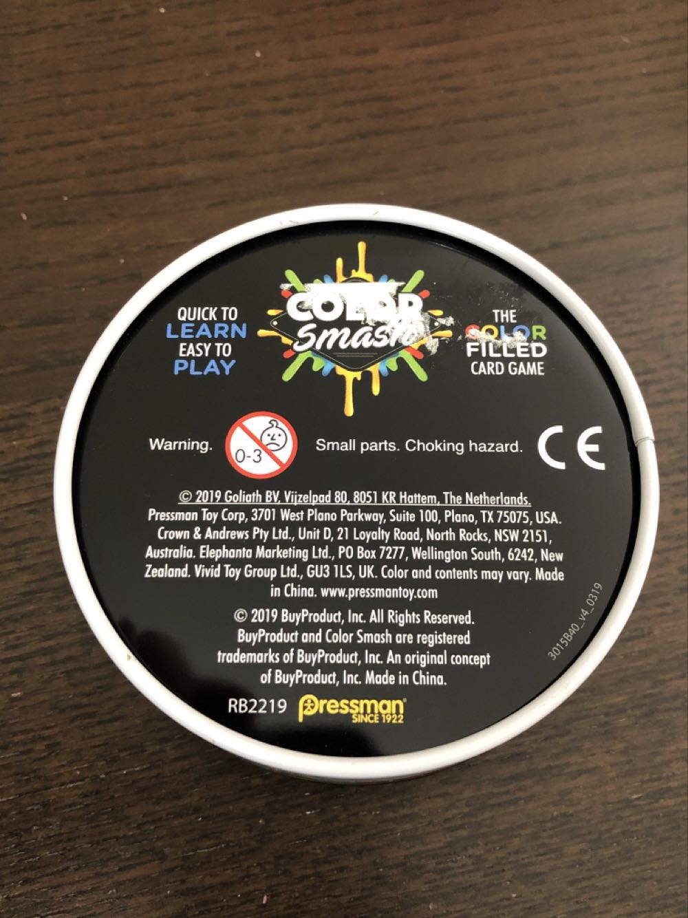 Color Smash  (2-6) board game collectible - Main Image 2