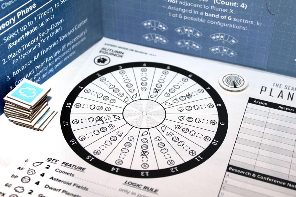 The Search for Planet X  (1-4) board game collectible [Barcode 810011720794] - Main Image 4