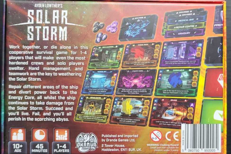 Solar Storm  (1-4) board game collectible [Barcode 5060750950005] - Main Image 2