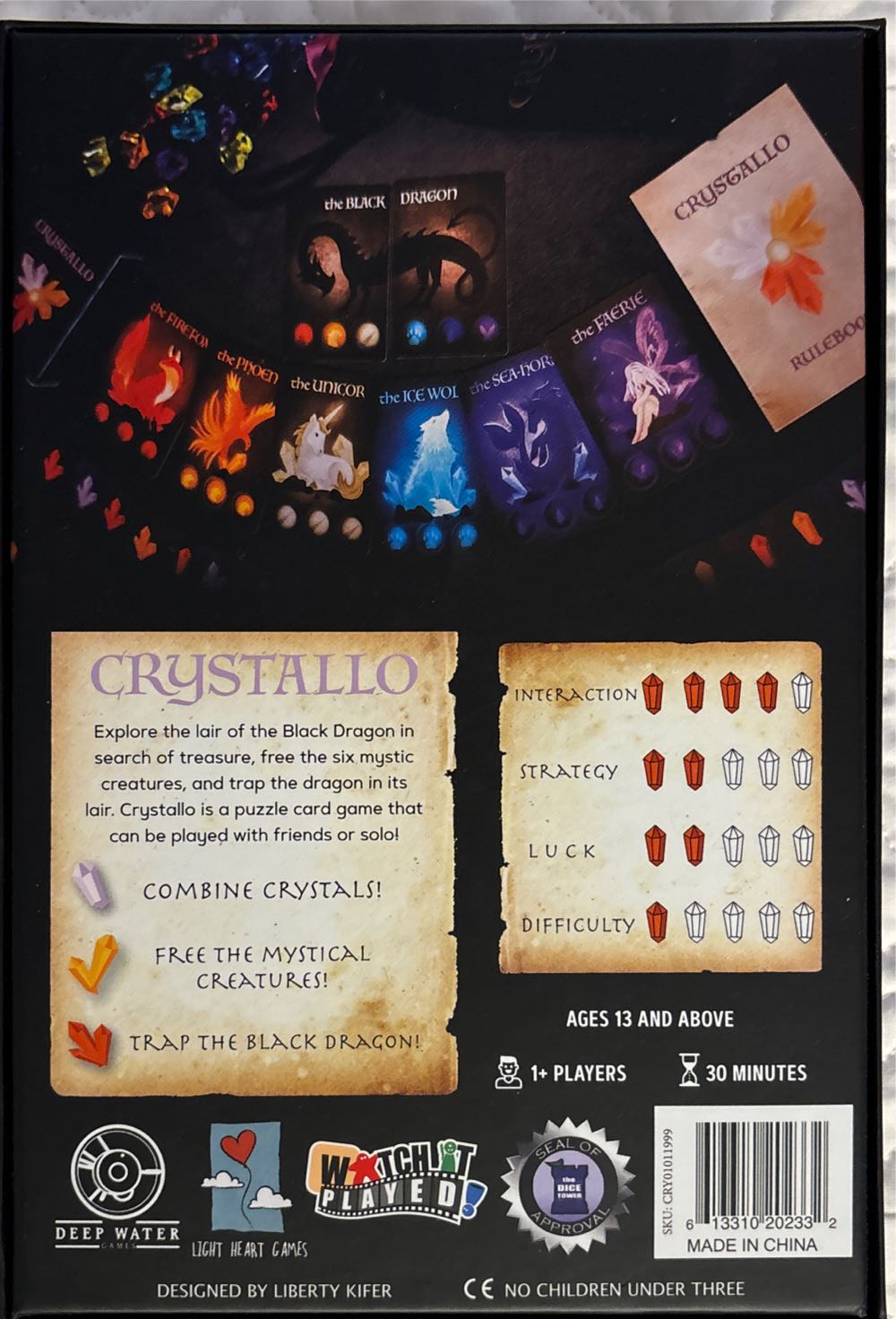 Crystallo  (1+) board game collectible [Barcode 613310202332] - Main Image 2