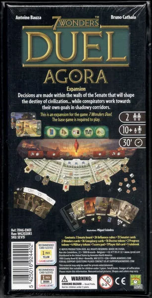 7 Wonders Duel: Agora  (2) board game collectible [Barcode 5425016924402] - Main Image 2