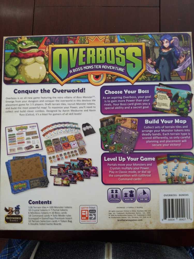 Overboss: A Boss Monster Adventure  (1-5) board game collectible [Barcode 856934004276] - Main Image 2