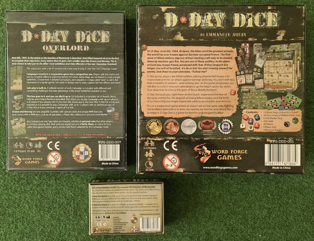 D-Day Dice  (1-4) board game collectible [Barcode 641171671684] - Main Image 2