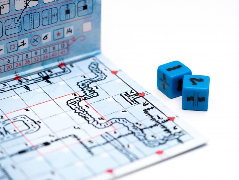 Railroad Ink: Deep Blue Edition  (1-6) board game collectible [Barcode 889696008923] - Main Image 4