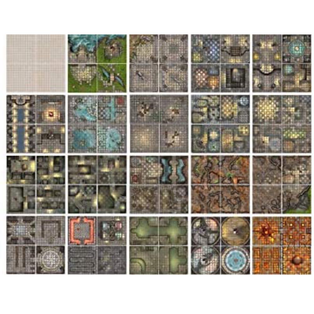 Dungeon Book Of Battle Mats  board game collectible - Main Image 3
