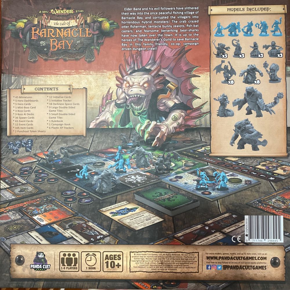 Wander: The Cult Of Barnacle Bay  (1-5) board game collectible [Barcode 711746298445] - Main Image 2