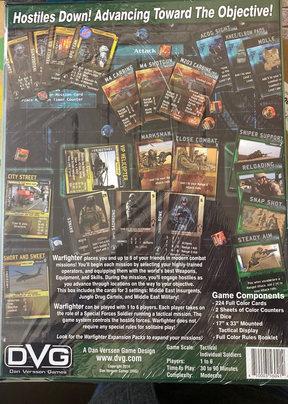 Warfighter: The Modern Special Forces Card Game (3rd Edition)  (1-6) board game collectible [Barcode 810003560414] - Main Image 2