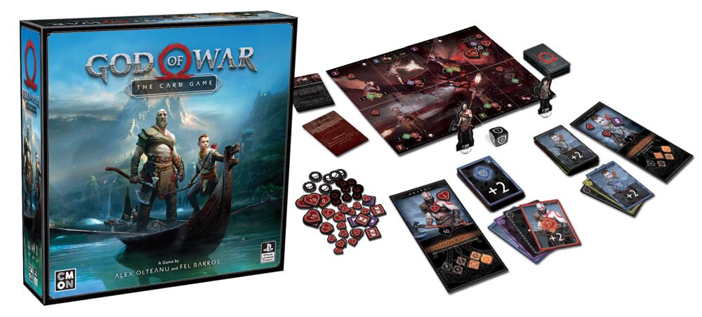 God of War: The Card Game  (4) board game collectible [Barcode 889696010032] - Main Image 2