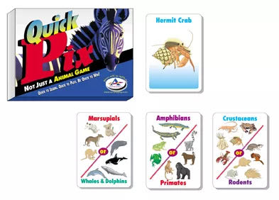 Quick Pix: Animals  (2-6) board game collectible [Barcode 720233001109] - Main Image 3