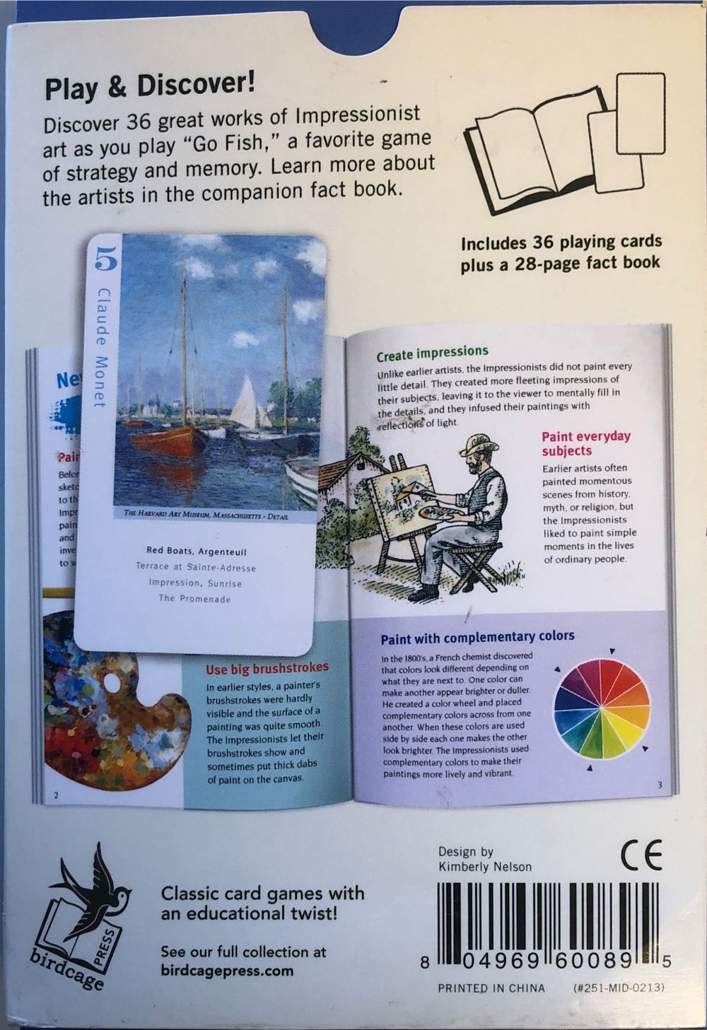 Go Fish For Impressionist Artists  board game collectible [Barcode 804969600895] - Main Image 2