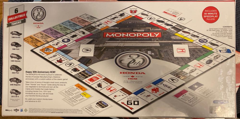 Honda 30th Anniversary Collectors Editon  board game collectible - Main Image 2