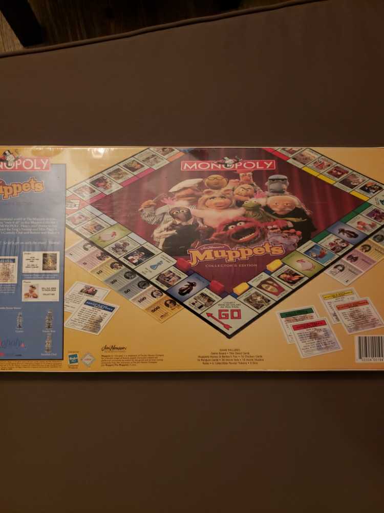 The Muppets Monopoly   (2-6) board game collectible [Barcode 700304001948] - Main Image 2