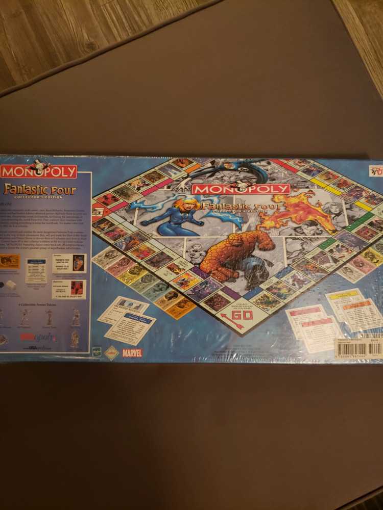 Fantastic Four Monopoly   (2-6) board game collectible [Barcode 700304005151] - Main Image 2