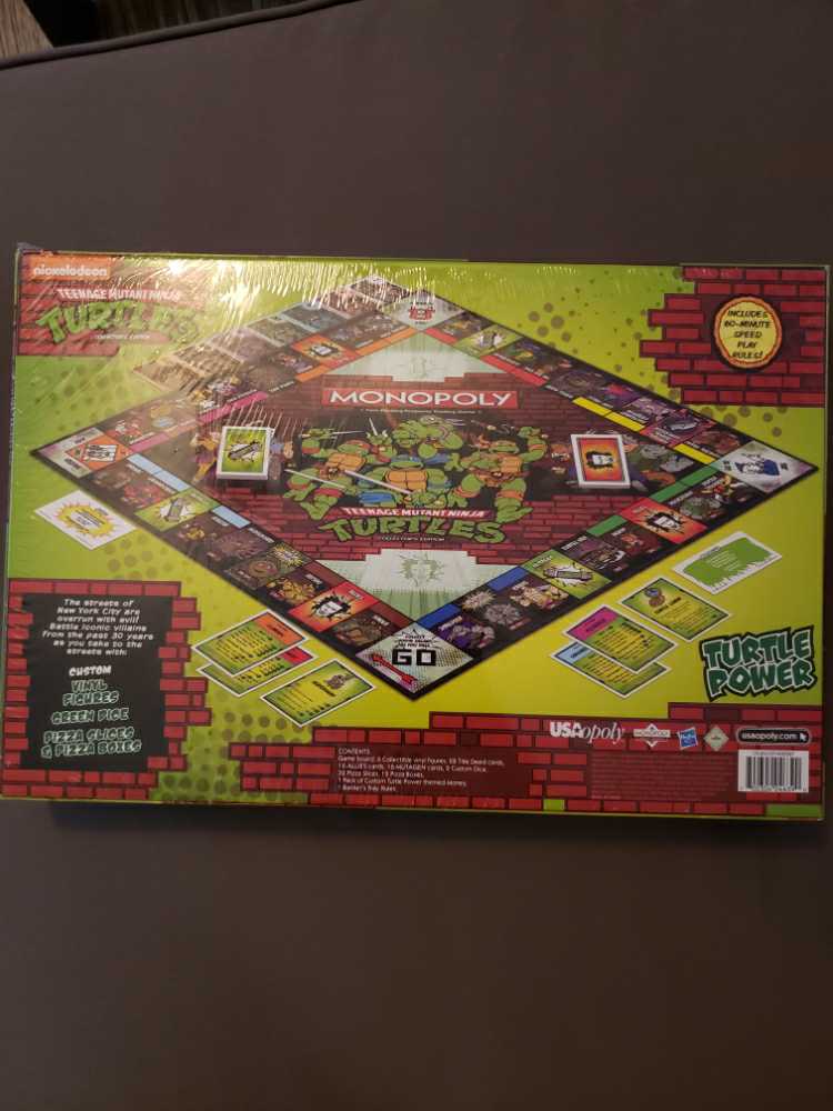 Teenage Mutant Ninja Turtles Monopoly   (2-6) board game collectible [Barcode 700304046390] - Main Image 2