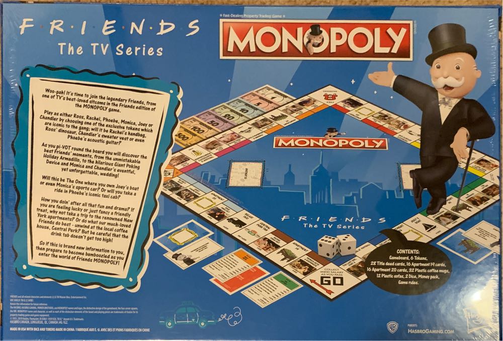 Monopoly: Friends   (2-6) board game collectible [Barcode 630509910717] - Main Image 2