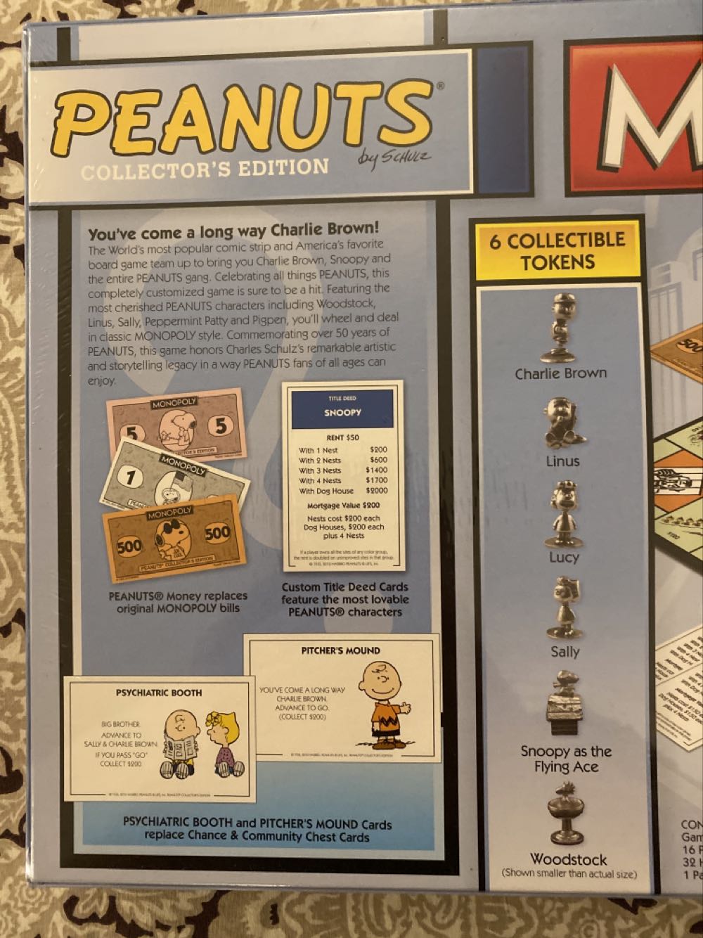 Peanuts 60th Anniversary Collectors Edition  board game collectible [Barcode 700304043252] - Main Image 3