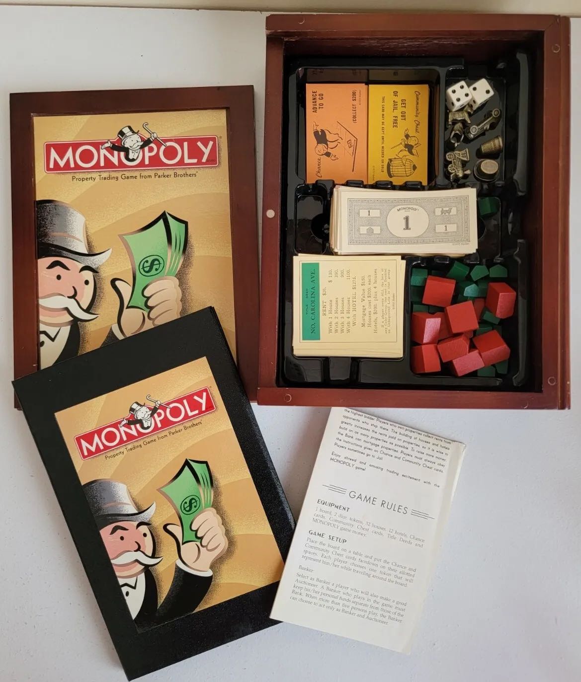 Monopoly | Library Monopoly Vintage Book Game  (6) board game collectible [Barcode 653569438878] - Main Image 3