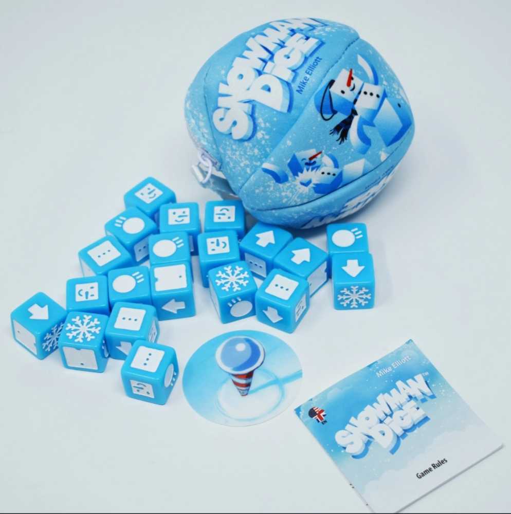 Snowman Dice  (2-4) board game collectible [Barcode 4751010195588] - Main Image 3